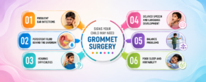 SIGNS YOUR CHILD MAY NEED GROMMET SURGERY