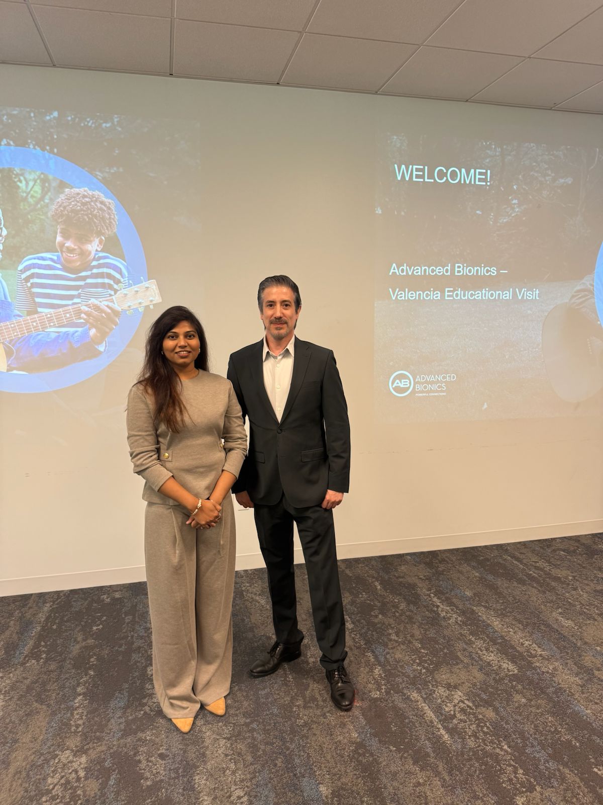 Advanced Bionics Valencia Educational Visit welcome session