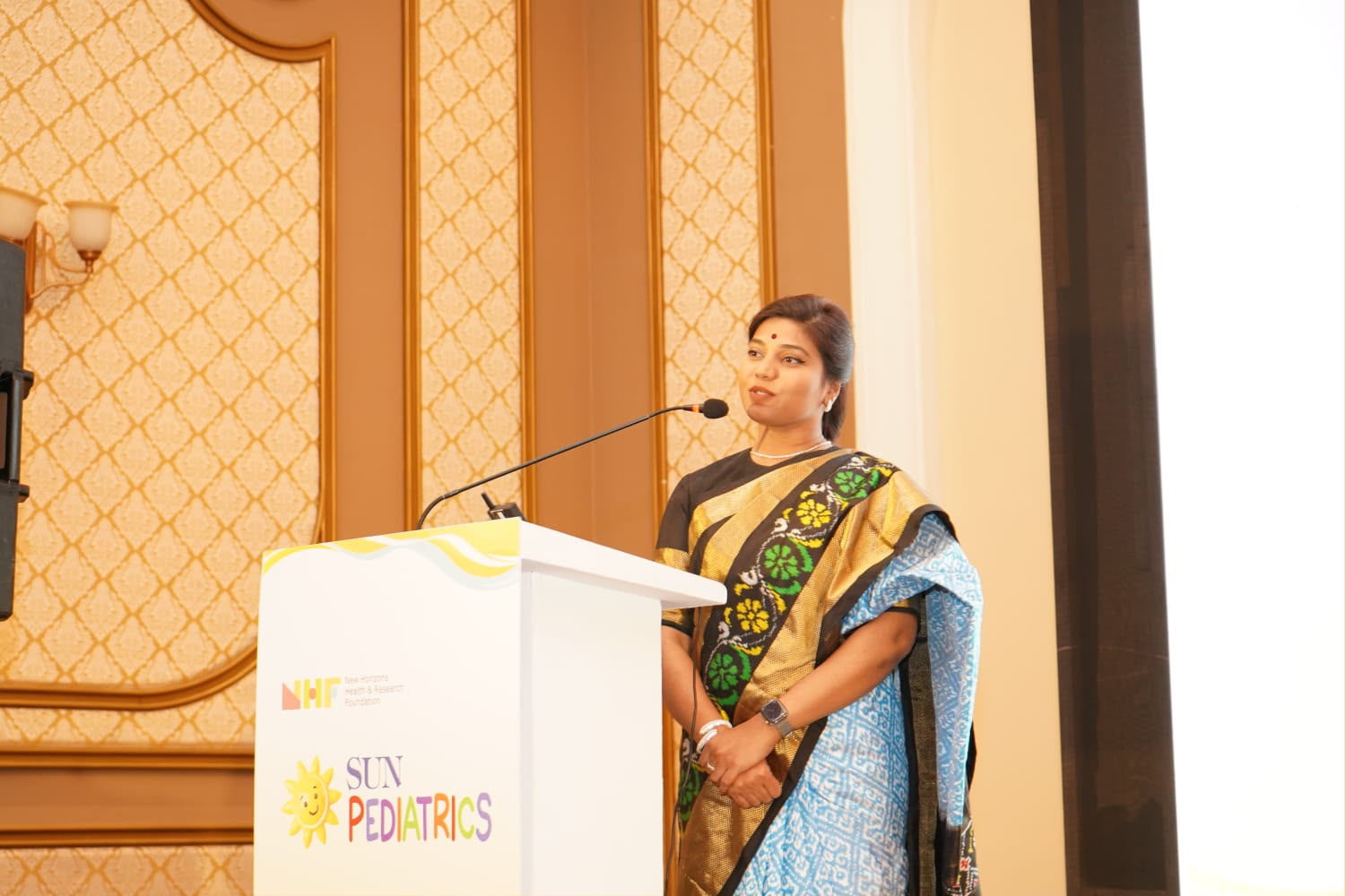 Dr. Shree Rao speaking at the NHF Scientific Session, Novotel Goa